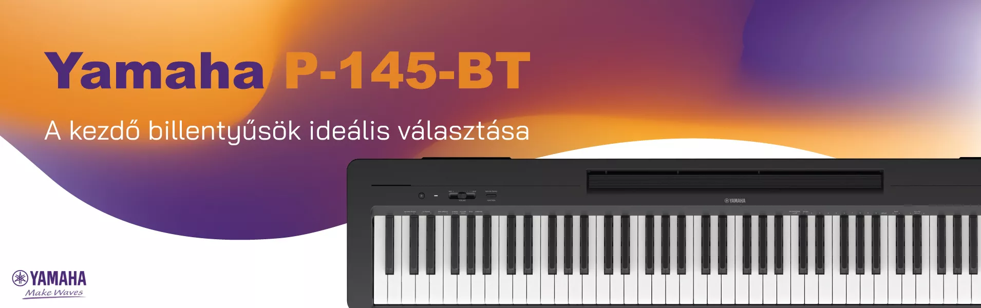 Yamaha P-145BT digitális zongora