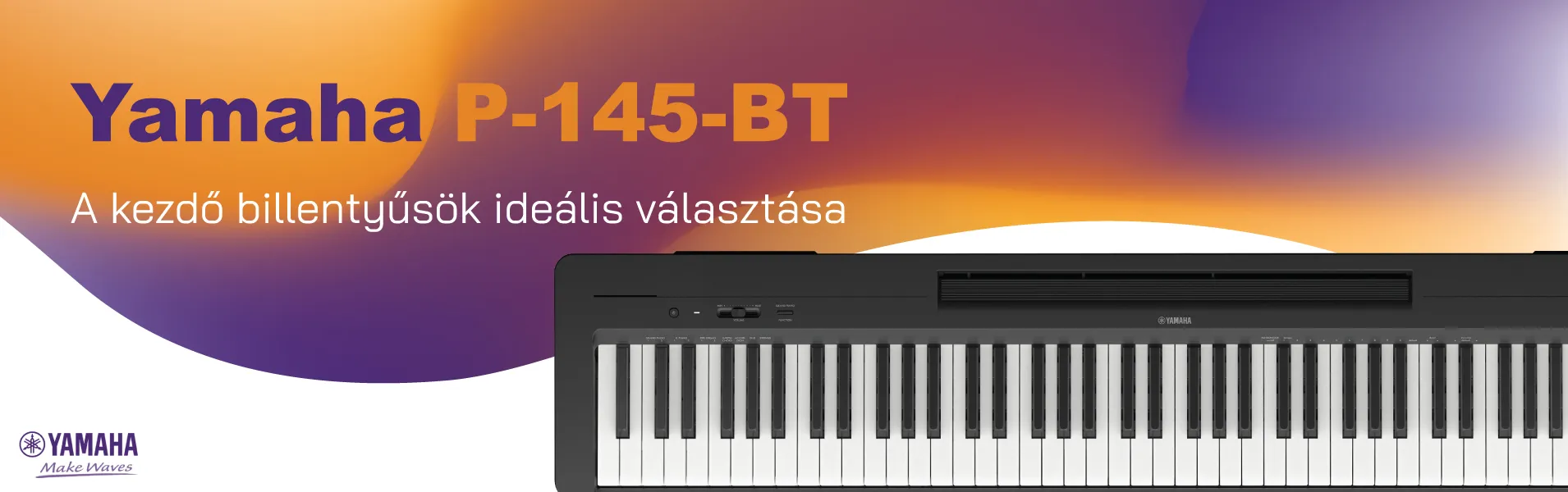 Yamaha P-145BT digitális zongora