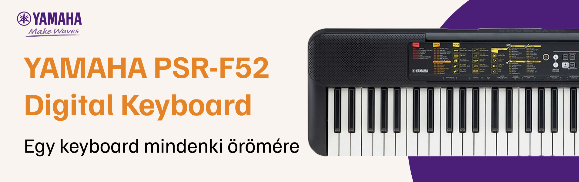 YAMAHA PSR-F52 DIGITAL KEYBOARD