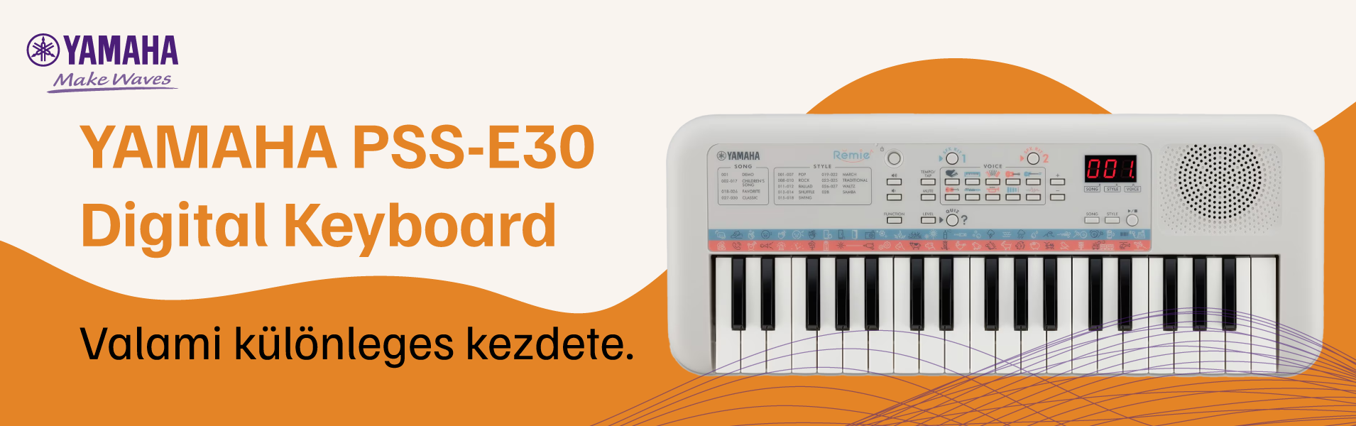 YAMAHA PSS-E30 DIGITAL KEYBOARD