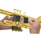 BG PTV trombita kézvédő, tépőzáras, bőr