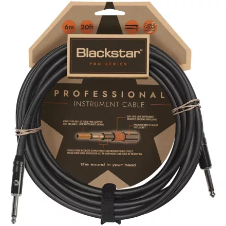 Blackstar professzionális gitárkábel 6 méter