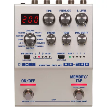 BOSS DD-200 Digital Delay effekt pedál