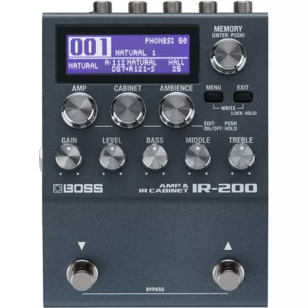 BOSS IR-200 erősítő és IR hangfal szimulátor pedál