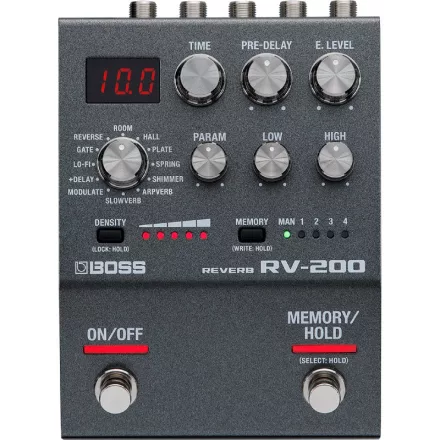 BOSS RV-200 Reverb zengető effektpedál