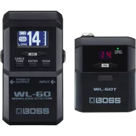 BOSS WL-60 vezeték nélküli gitár adó-vevő szett