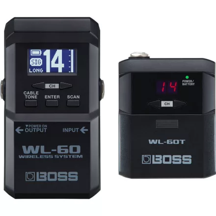 BOSS WL-60 vezeték nélküli gitár adó-vevő szett