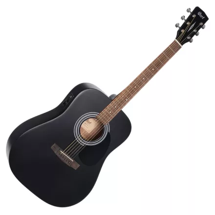 Cort AD810E-BKS fekete, elektro-akusztikus gitár