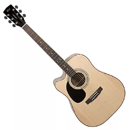Cort AD880CE-LH-NS akusztikus gitár elektronikával, balkezes, matt natúr