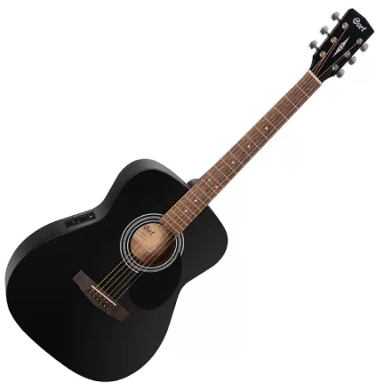 Cort AF510E-BKS, elektro-akusztikus gitár, fekete szatén
