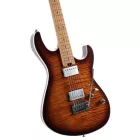 Cort Co-G290FAT II-AVB elektromos gitár, éger test, antik burst