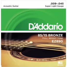   D'addario EZ890 - 85/15 bronze akusztikus gitárhúr készlet