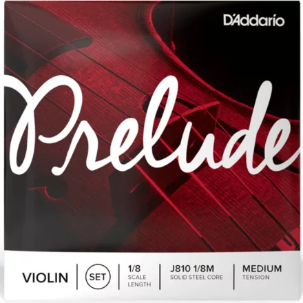 D'addario Prelude hegedűhúr készlet, 1/8 medium