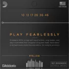 D'addario NYXL1046 elektromos gitárhúr készlet
