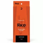 D'addario RSS1N szopránszaxofon szorító + kupak, nikkel