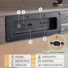 Donner DDP-60 GR digitális zongora, szürkésbarna