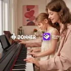 Donner DDP-60 GR digitális zongora, szürkésbarna