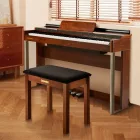 Donner DKB-10 BR zongoraszék tárolóval, barna