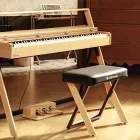 Donner DKB-300 zongoraszék, világos