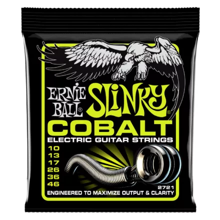 Ernie Ball 2721 Cobalt Reg.Slinky 10-46 elektromos gitárhúr készlet