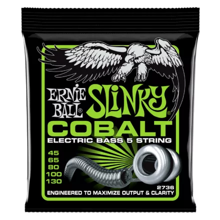 Ernie Ball 2736 Slinky Cobalt Bass 45-130 basszusgitár húr készlet