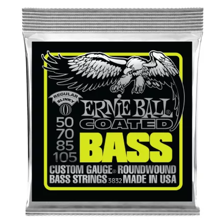Ernie Ball 3832 Coated Regular Slinky basszusgitár húr készlet