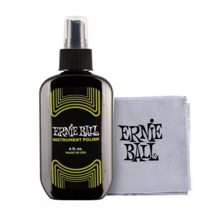 Ernie Ball 4222 gitár ápoló, polírozó készlet, kendővel