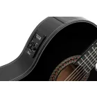 Geryon GSC339CEQ Latin elektro-klasszikus gitár, fényes fekete