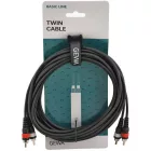 GEWA Twinkabel Basic Line dupla RCA-RCA kábel 6m