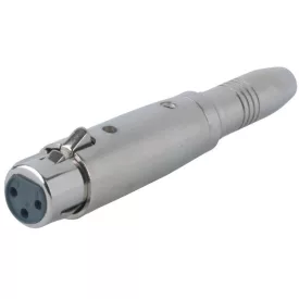   6,3 mm stereo jack aljzat - XLR(f) dugó átalakító - 191613