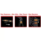 Saxmute szaxofon hangtompító szivacs, tenorszaxofonhoz