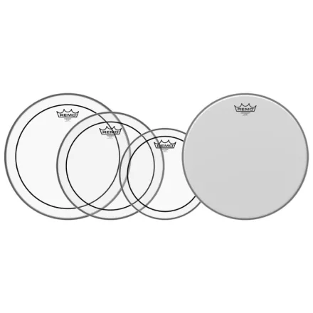 REMO PP-0110-PS Pinstripe Clear Pro Pack Dobbőr Szett (10" 12" 14") + Ajándék 14"