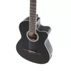 GEWApure Basic elektro-klasszikus gitár 4/4 fekete