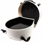 HARDCASE HNL14S-W pergődob tok 14" - White / Fully Lined