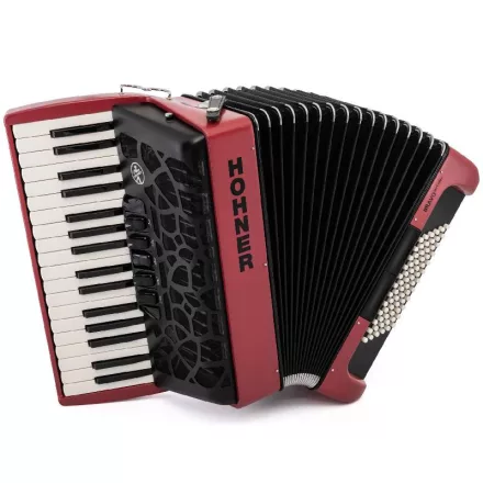 Hohner tangóharmonika BRAVO myColor III 72 Sunset Red Violet