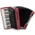 Hohner tangóharmonika BRAVO myColor III 72 Sunset Red Violet