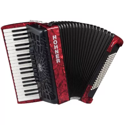Hohner tangóharmonika, Bravo III 96, piros