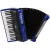 Hohner tangóharmonika, Bravo III 120, sötétkék