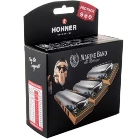   Hohner Marine Band 1896 Pro-Pack szájharmonika szett (C,G,A)