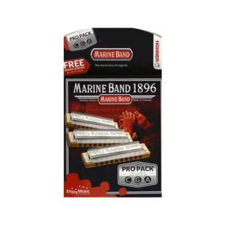 Hohner Marine Band 1896 Pro-Pack szájharmonika szett (C,G,A)
