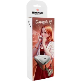   HOHNER Chrometta 10 Color Edition C kromatikus szájharmonika