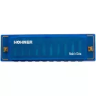 Hohner Happy Color szájharmonika, áttetsző kék