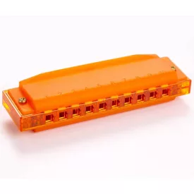 Hohner Happy Color szájharmonika, áttetsző narancsszínű