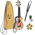 KEIKI K2-EM 'El Muerto' szoprán ukulele szett