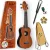 KEIKI K2-MAH szoprán ukulele szett, mahagóni