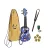 KEIKI K2-SP szoprán ukulele szett, Spaceman design