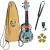 KEIKI K2-SR 'Samurai' szoprán ukulele szett