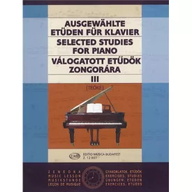 Válogatott Etűdök zongorára III. (Teöke)