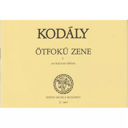 Ötfokú zene I. - 100 Magyar Népdal (Kodály)
