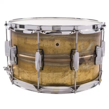 Ludwig LB484R Raw Brass pergő 8x14